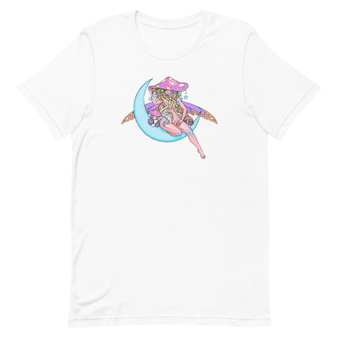 V8 Lunar Fae Unisex T-Shirt Featuring Original Artwork by A Sage's Creations