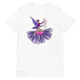 V3 Floral Fan Flow Fairy Unisex T-Shirt Featuring Original Artwork By Shauna Nikles