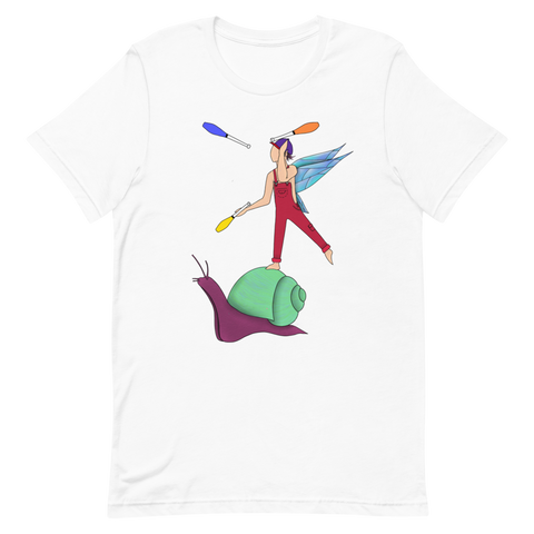 V3 Garden Sprite Flow Fairy Unisex T-Shirt Featuring Original Artwork By Shauna Nikles