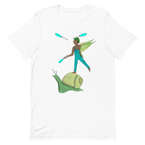 V4 Garden Sprite Flow Fairy Unisex T-Shirt Featuring Original Artwork By Shauna Nikles