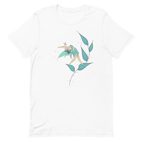 V4 Dragon Dancer Flow Fairy Unisex T-Shirt Featuring Original Artwork By Shauna Nikles
