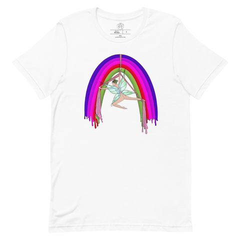 V4 Rainsilk Flow Fairy Unisex T-Shirt Featuring Original Artwork By Shauna Nikles