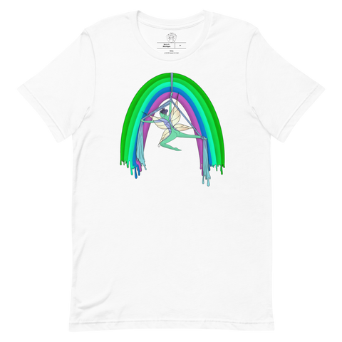 V2 Rainsilk Flow Fairy Unisex T-Shirt Featuring Original Artwork By Shauna Nikles