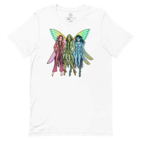 V6 Charlie's Fae Unisex T-Shirt Featuring Original Artwork by A Sage's Creations