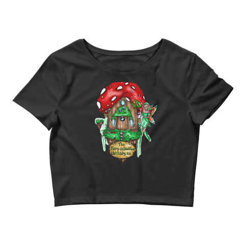 Fairy House Crop Top Featuring Original Artwork By IntoThaVoid