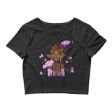 V5 Orchid Faerie Crop Top Featuring Original Artwork by Fae Plur