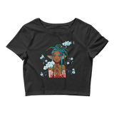 V6 Orchid Faerie Crop Top Featuring Original Artwork by Fae Plur Designs