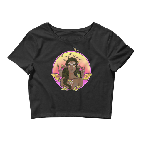 V3 Channeling Crop Top Featuring Original Artwork by A Sage's Creations