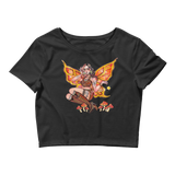 Steampunk Fae Crop Top Featuring Original Artwork By Chamandahy