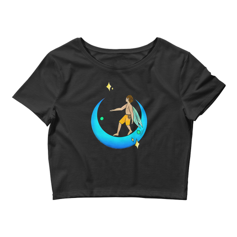 Moondust Flow Fairy Crop Top Featuring Original Artwork By Shauna Nikles