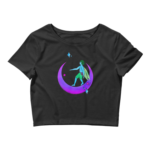 V3 Moondust Flow Fairy Crop Top Featuring Original Artwork By Shauna Nikles