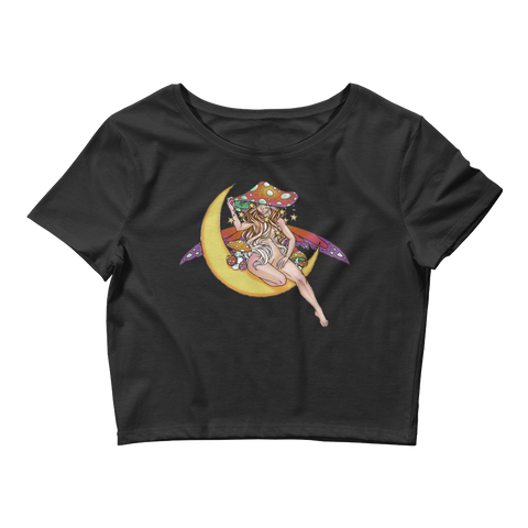 V2 Lunar Fae Crop Top Featuring Original Artwork by A Sage's Creations