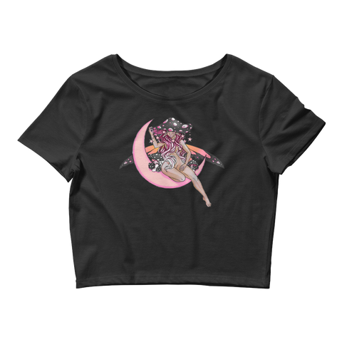 V5 Lunar Fae Crop Top Featuring Original Artwork by A Sage's Creations