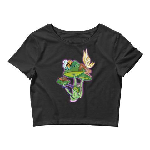 Natures Aura Crop Top Featuring Original Artwork By Shauna Nikles