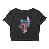 V3 Natures Aura Crop Top Featuring Original Artwork By Shauna Nikles