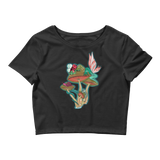 V5 Natures Aura Crop Top Featuring Original Artwork By Shauna Nikles