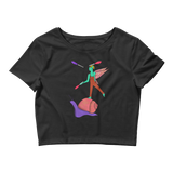 V2 Garden Sprite Flow Fairy Crop Top Featuring Original Artwork By Shauna Nikles