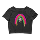 V5 Rainsilk Flow Fairy Crop Top Featuring Original Artwork By Shauna Nikles