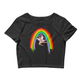 Rainsilk Flow Fairy Crop Top Featuring Original Artwork By Shauna Nikles