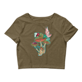 V5 Natures Aura Crop Top Featuring Original Artwork By Shauna Nikles