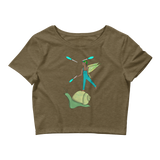 V4 Garden Sprite Flow Fairy Crop Top Featuring Original Artwork By Shauna Nikles