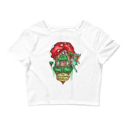 Fairy House Crop Top Featuring Original Artwork By IntoThaVoid