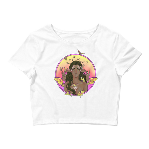 V3 Channeling Crop Top Featuring Original Artwork by A Sage's Creations