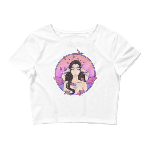 V5 Channeling Crop Top Featuring Original Artwork by A Sage's Creations