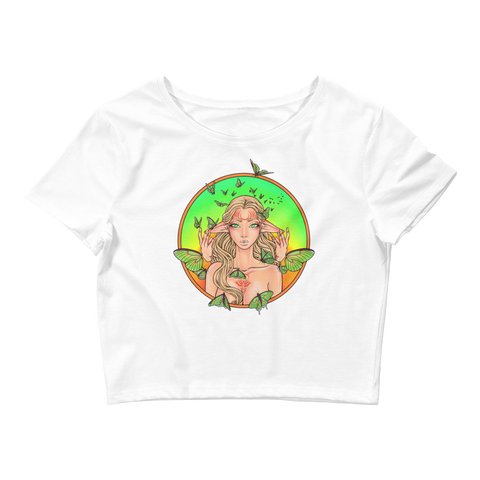 V8 Channeling Crop Top Featuring Original Artwork by A Sage's Creations