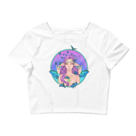V9 Channeling Crop Top Featuring Original Artwork by A Sage's Creations
