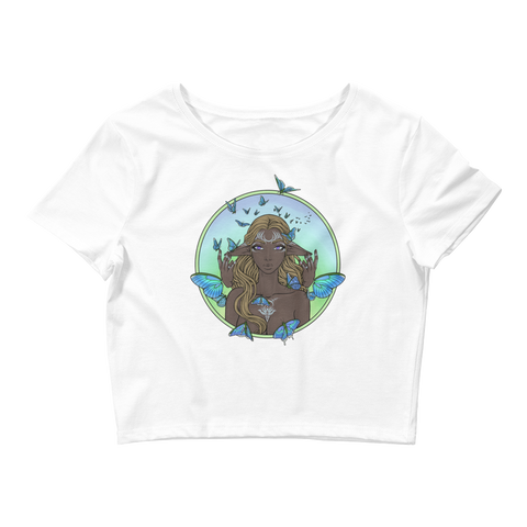 V12 Channeling Crop Top Featuring Original Artwork by A Sage's Creations