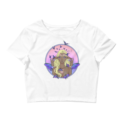 V13 Channeling Crop Top Featuring Original Artwork by A Sage's Creations