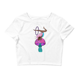 V3 Mushroom Goddess Flow Fairy Crop Top Featuring Original Artwork By Shauna Nikles