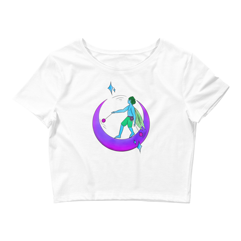 V3 Moondust Flow Fairy Crop Top Featuring Original Artwork By Shauna Nikles