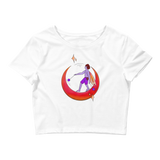 V4 Moondust Flow Fairy Crop Top Featuring Original Artwork By Shauna Nikles