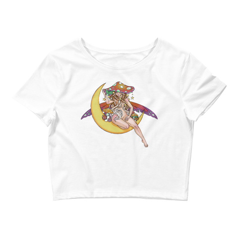V2 Lunar Fae Crop Top Featuring Original Artwork by A Sage's Creations