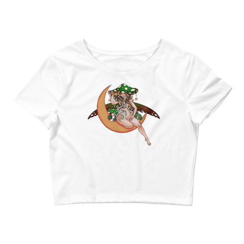 V3 Lunar Fae Crop Top Featuring Original Artwork by A Sage's Creations