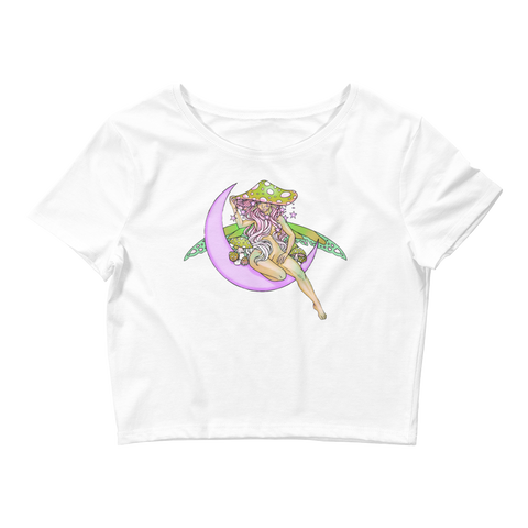 V7 Lunar Fae Crop Top Featuring Original Artwork by A Sage's Creations