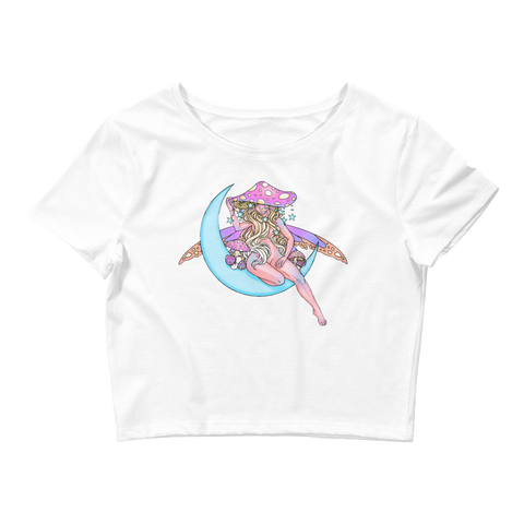 V8 Lunar Fae Crop Top Featuring Original Artwork by A Sage's Creations