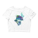 V2 Natures Aura Crop Top Featuring Original Artwork By Shauna Nikles