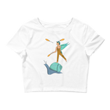 Garden Sprite Flow Fairy Crop Top Featuring Original Artwork By Shauna Nikles