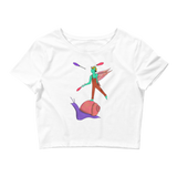 V2 Garden Sprite Flow Fairy Crop Top Featuring Original Artwork By Shauna Nikles