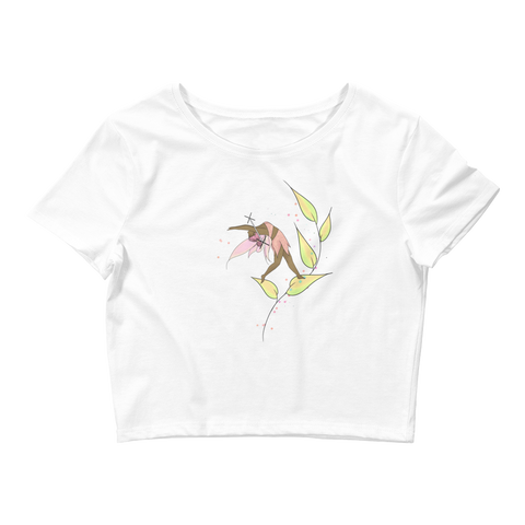 V2 Dragon Dancer Flow Fairy Crop Top Featuring Original Artwork By Shauna Nikles