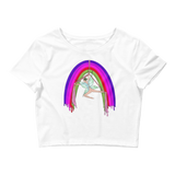 V4 Rainsilk Flow Fairy Crop Top Featuring Original Artwork By Shauna Nikles