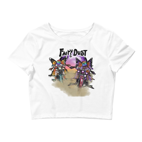 Fairy Dust Crop Top Featuring Original Artwork By Intothavoid