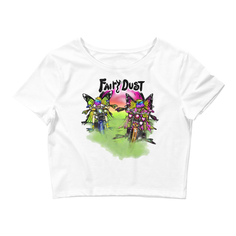 V3 Fairy Dust Crop Top Featuring Original Artwork By IntoThaVoid