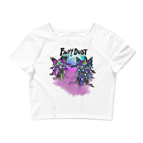 V5 Fairy Dust Crop Top Featuring Original Artwork By IntoThaVoid