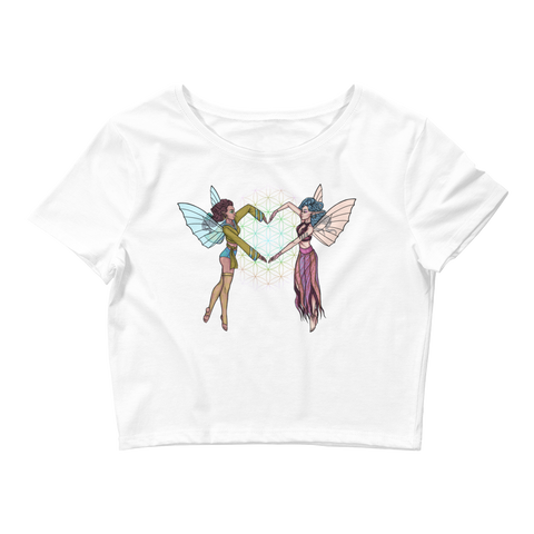 V4 Connection Crop Top Featuring Original Artwork by A Sage's Creations